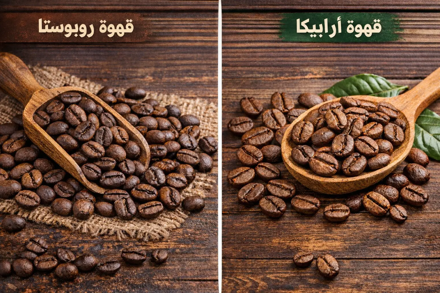 الفرق بين روبوستا وأرابيكا