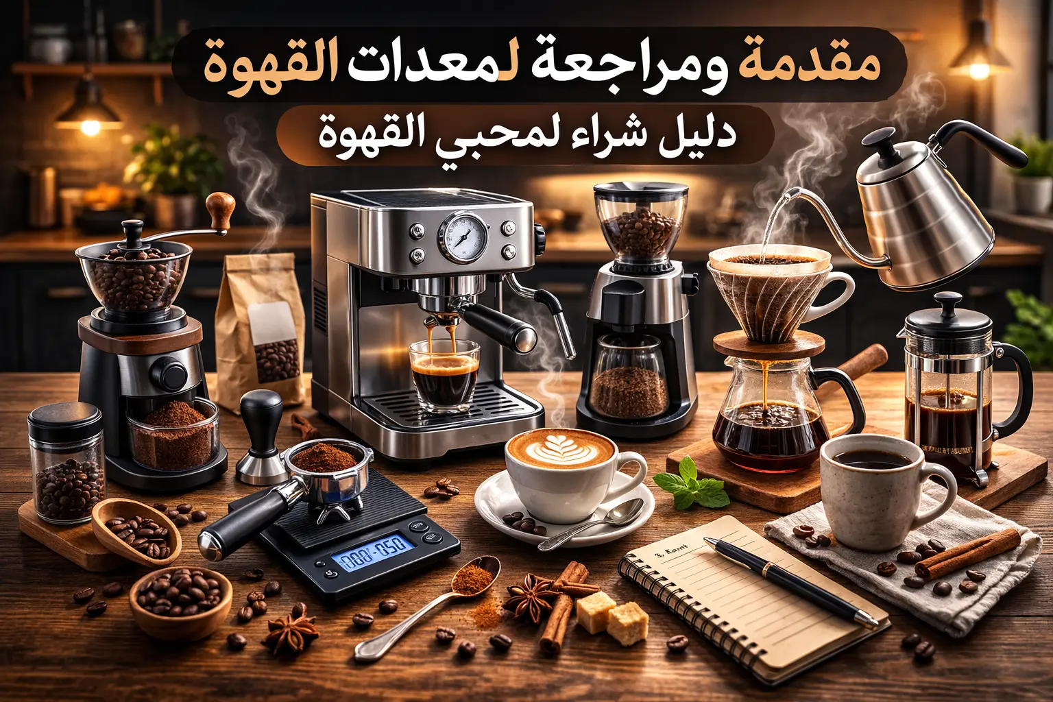 معدات القهوة